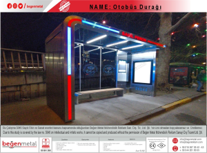 DİJİTAL PANOLU AKILLI DURAKLAR.